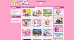 Desktop Screenshot of jogosdabarbiemodaemagia.net